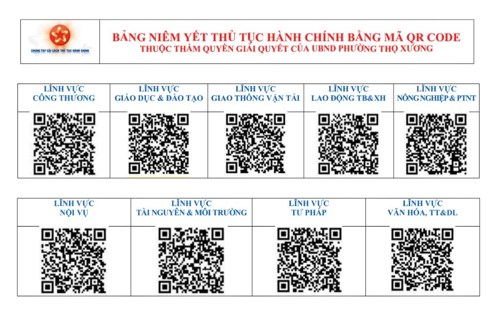 UBND phường Thọ Xương công khai Thủ tục hành chính  bằng mã QR code|https://thoxuong.tpbacgiang.bacgiang.gov.vn/zh_CN/chi-tiet-tin-tuc/-/asset_publisher/M0UUAFstbTMq/content/ubnd-phuong-tho-xuong-cong-khai-thu-tuc-hanh-chinh-bang-ma-qr-code